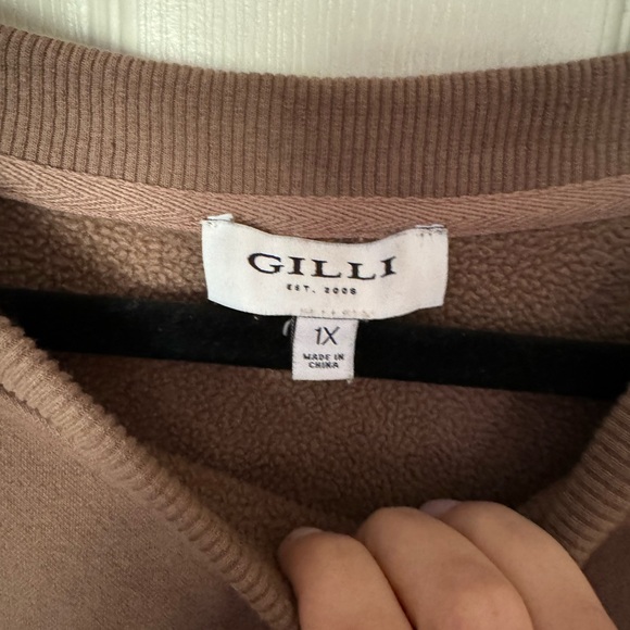 Plus size brown sweatshirt 1x gilli - Picture 3 of 3